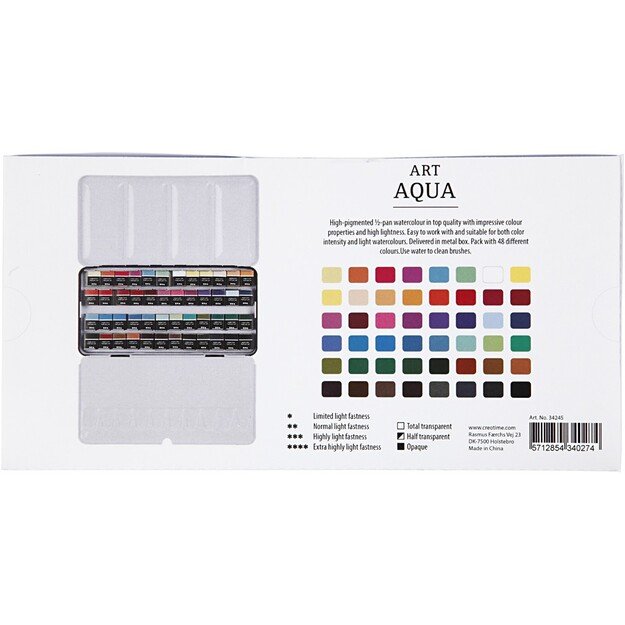 Art Aqua - Watercolor (48 colors) (34245) 3