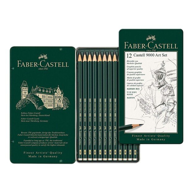Faber-Castell - Graphite pencil Castell 9000 Art set (119065) 1