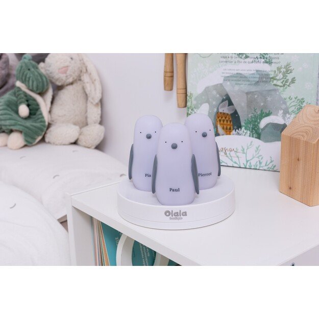 Olala Boutique - Nightlight Trio - Penguin in White ( OL-GR20 ) 1