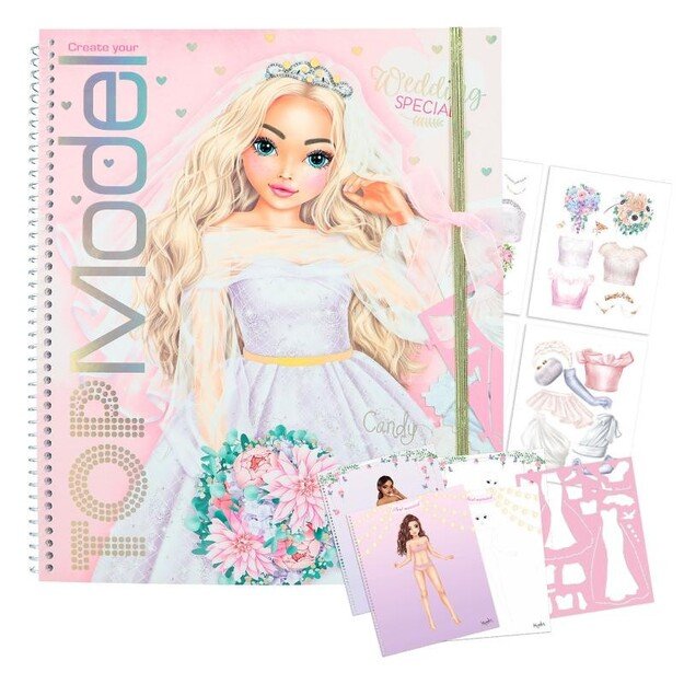 Create your - Wedding Special TOPModel Colouring Book - ( 0412393 ) 1