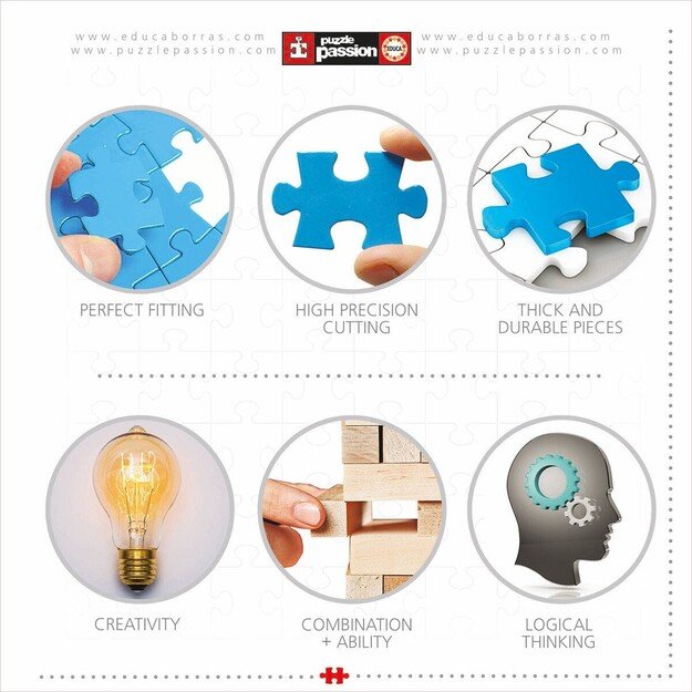 Educa - 1000 pcs - Tropical Fantasy Turtles Puzzle (80-19266) 3