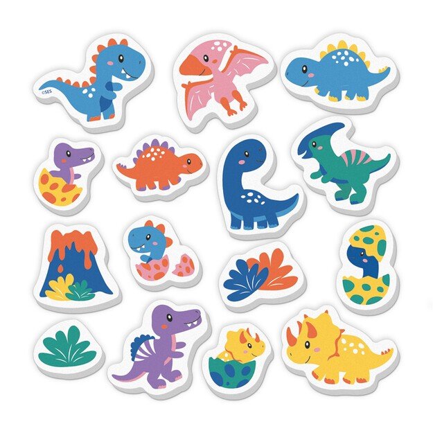 SES Creative - Bath Time - Foam Dinosaurs - (S13214) 1