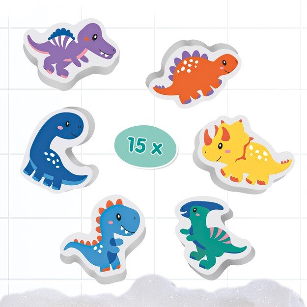 SES Creative - Bath Time - Foam Dinosaurs - (S13214) 4