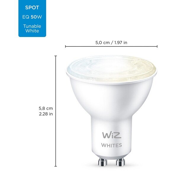 WiZ - Spot GU10 Tunable white - Smart Home 6