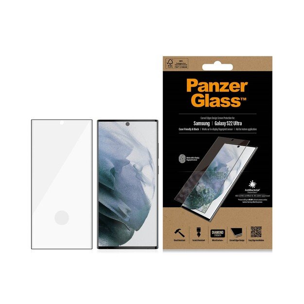 PanzerGlass - UltraForce1 Samsung Galaxy S22 Ultra - Screen Protector 1