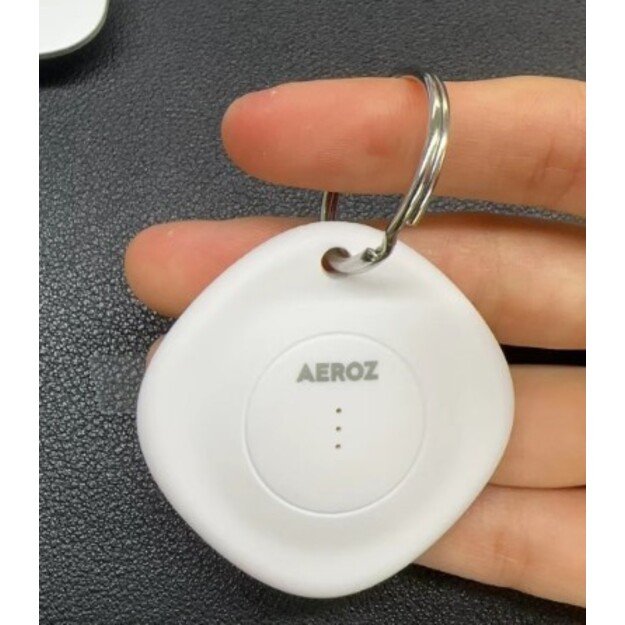 AEROZ - TAG-1000  White - Key finder for use with iPhone - Works with Apple Find My app 1