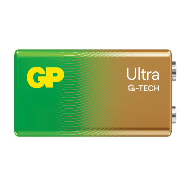 GP - Ultra Alkaline 9V Battery, 1604AU/6LF22, 1-Pack 2