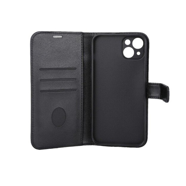 RadiCover - Radiation Protection Wallet Vegan Leather iPhone 15 PLUS Flipcover Black PU 1