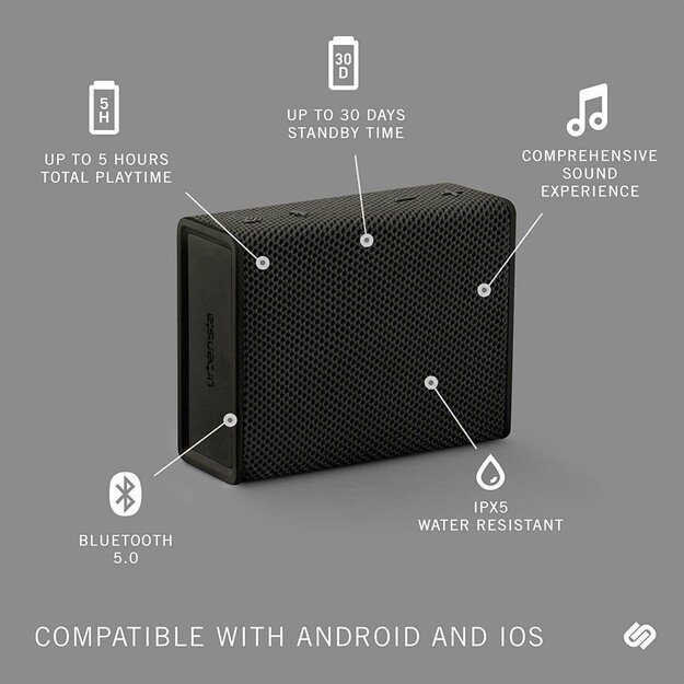 Urbanista - Sydney - Bluetooth Speaker - Midnight Black 1