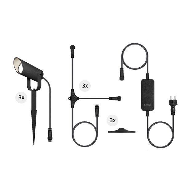 Hombli - Outdoor Smart Spot Light - Kit (3 pcs) 3