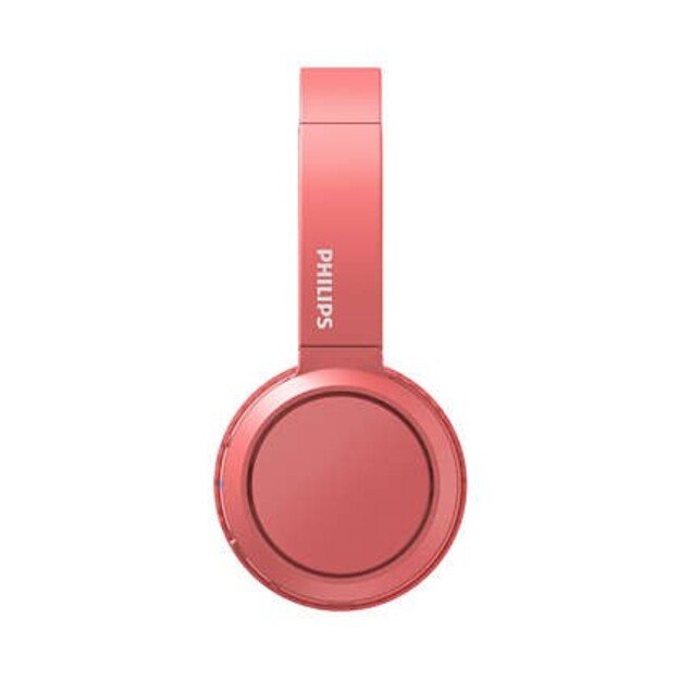 Philips Audio - On-ear Wireless Headphones - Red 4