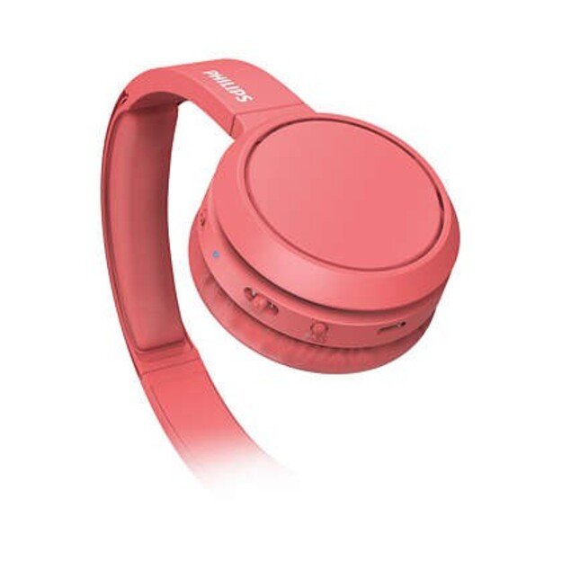 Philips Audio - On-ear Wireless Headphones - Red 2