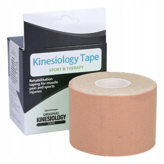 Plastry Tape Tejpy Kinesio Taping Tejp Taśma Kinesio Sport Pro 5Mx5CM 29