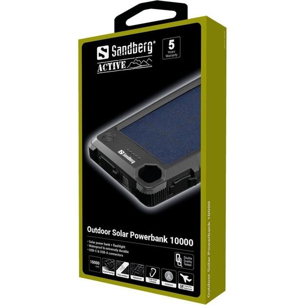 Sandberg - Outdoor Solar Powerbank 10000 2