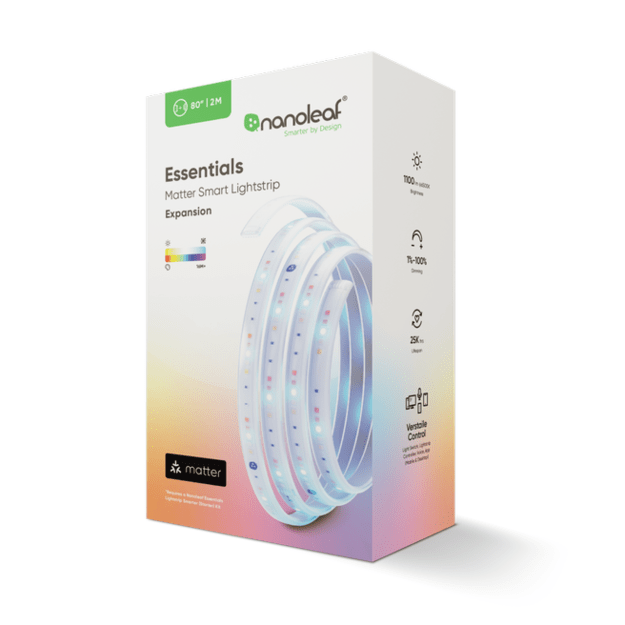 Nanoleaf - Essentials Matter Light Strips Expansion 2M! 7