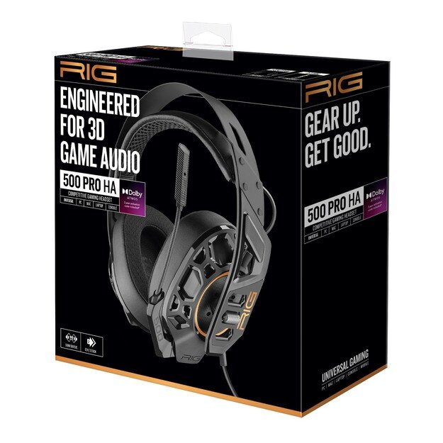 RIG 500 Pro Ha Black Headset (PS5/PS4/Xbox/Switch/PC) 2