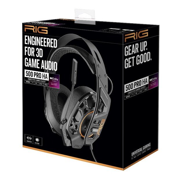 RIG 500 Pro Ha Black Headset (PS5/PS4/Xbox/Switch/PC) 5
