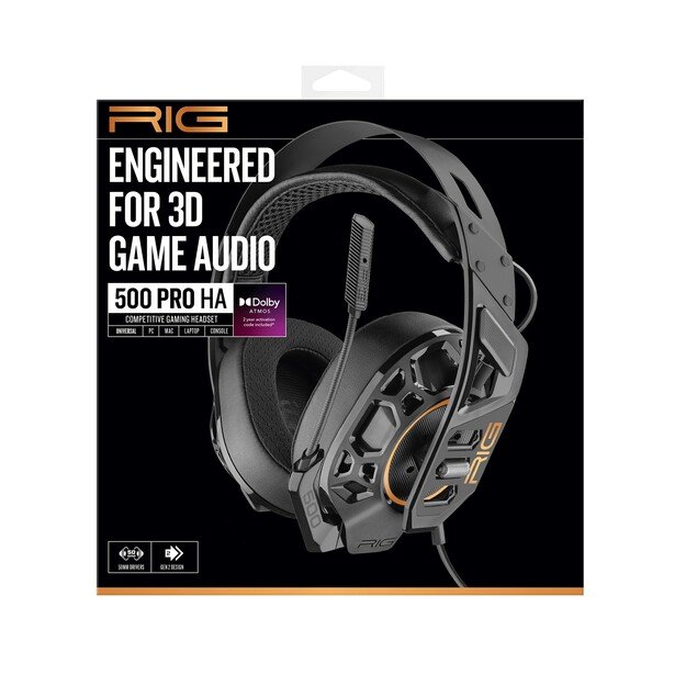 RIG 500 Pro Ha Black Headset (PS5/PS4/Xbox/Switch/PC) 3