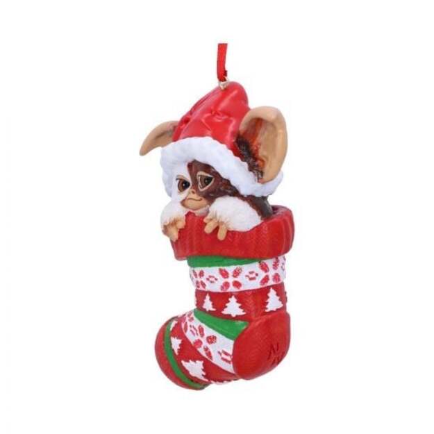 Gremlins Gizmo in Stocking Hanging Ornament 12cm 3