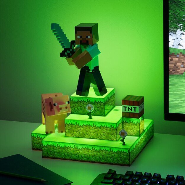 Minecraft Figural Diorama Light 1
