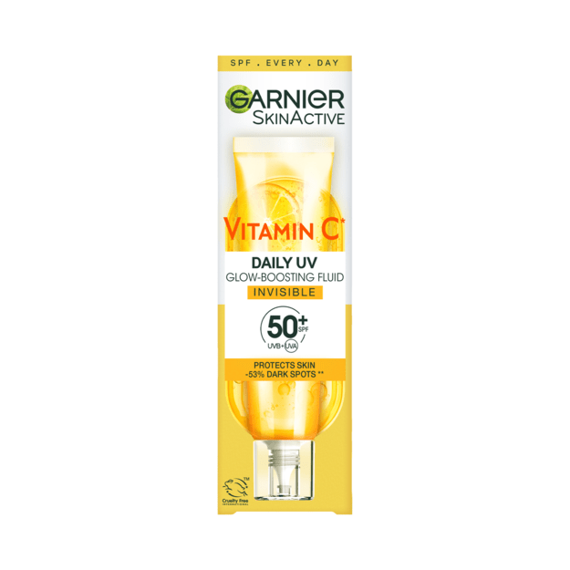 Garnier - SkinActive Vitamin C Invisible UV Fluid for Dull Skin - 40 ml 1