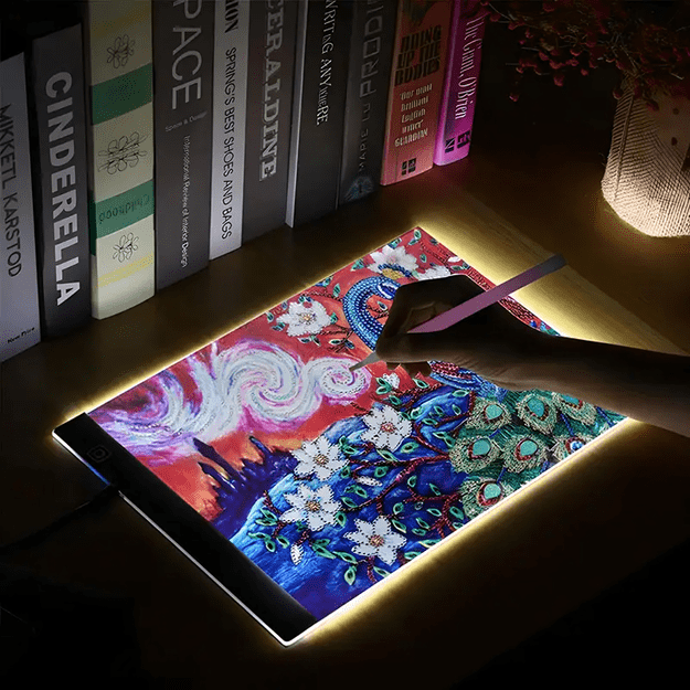 Tablet Graficzny A4 Deska Kreślarska Podkładka Led do Rysowania Kopiowania  12
