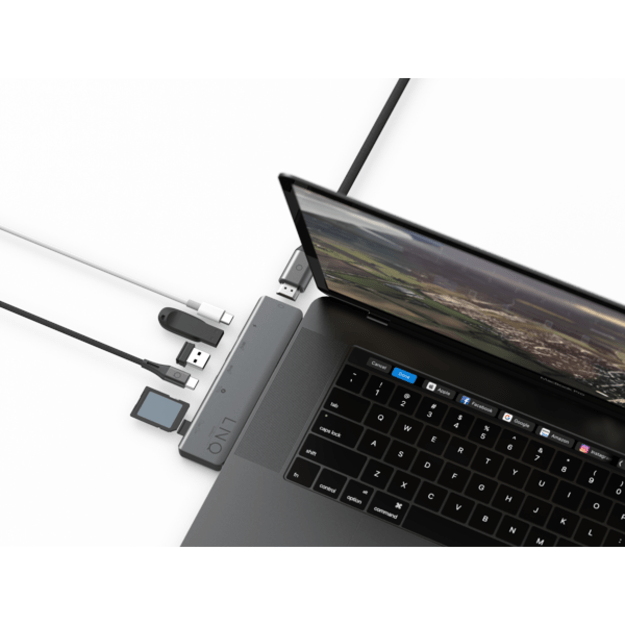 LINQ - 7in2 PRO USB-C Macbook® TB Multiport Hub 5