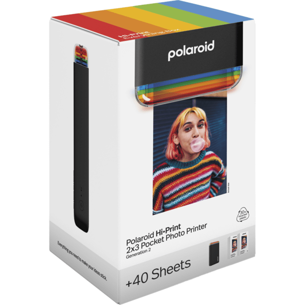 Polaroid - Hi-Print Gen 2 E-Box Printer - Black 1