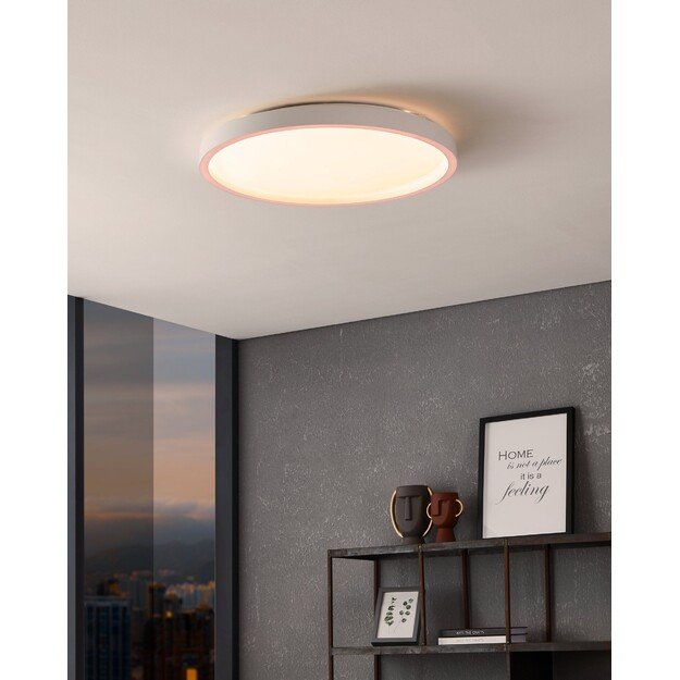 EGLO - Montemorelos-Z loft lamp white w/crystal effect Ø57 - RGB + TW - Zigbee, Bluetooth 1