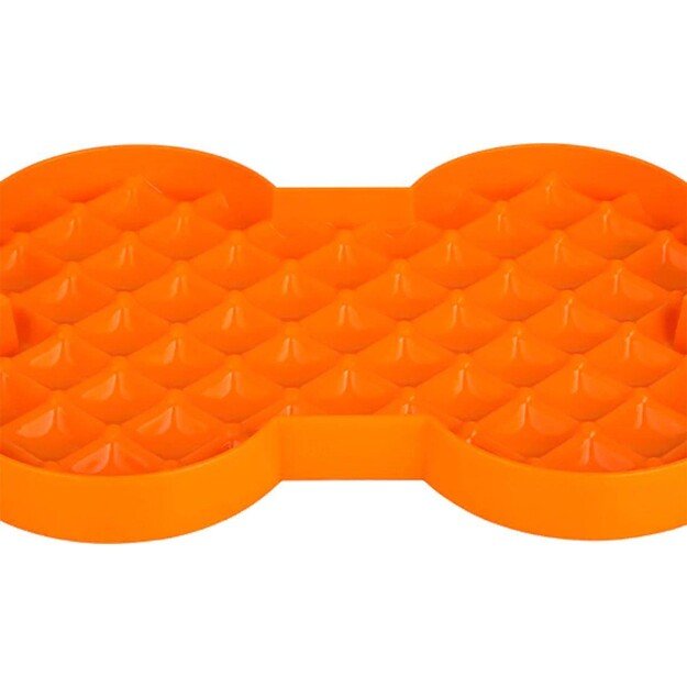 LICKIMAT - Dog Lick mat Slow Feeder Plate Orange 35X26X3Cm - (645.5400) 1