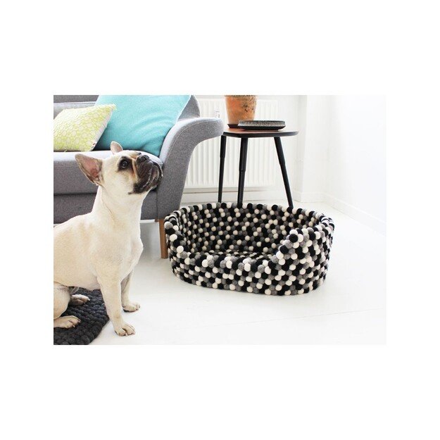 Wooldot - Dog bed Black White S 40 x 30 x 20 - (571400400084) 1