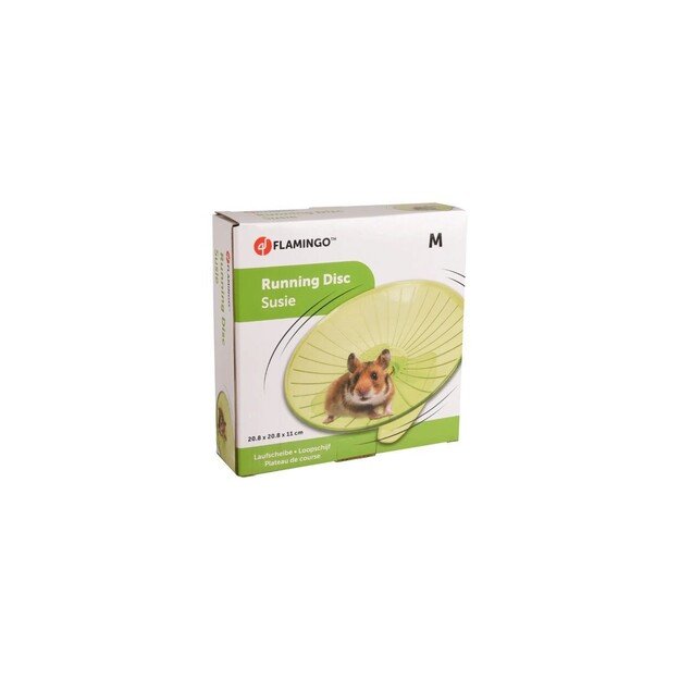 Flamingo - Running disc in plastic for hamsters and mice, M - (540058511874) 1