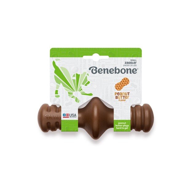 Benebone - Zaggler Peanut S, 6cm - (854111004545) 1