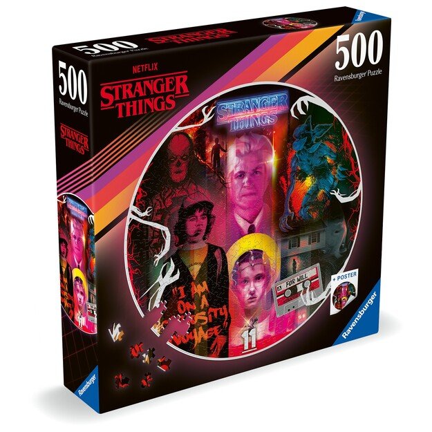 Ravensburger - Puzzle Circle Of Colors Stranger Things 500p (12001227) 1