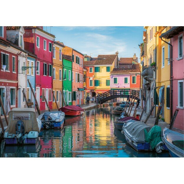 Ravensburger - Puzzle Burano Canal, Venice 1000p (12000623) 1