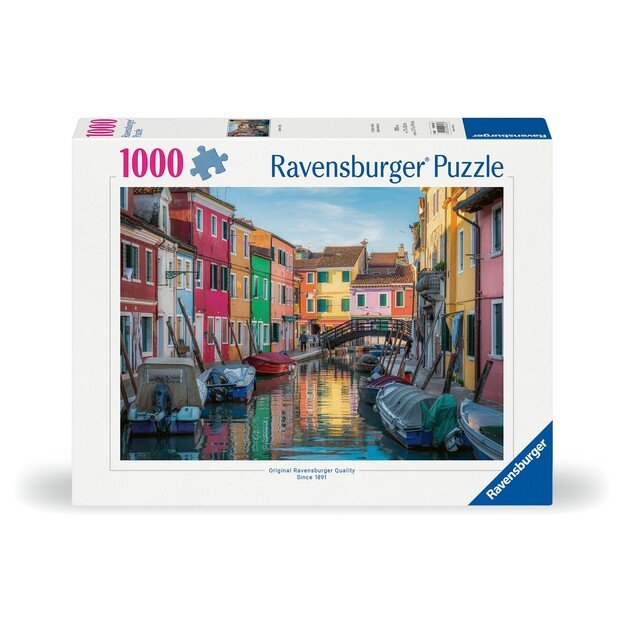 Ravensburger - Puzzle Burano Canal, Venice 1000p (12000623) 2
