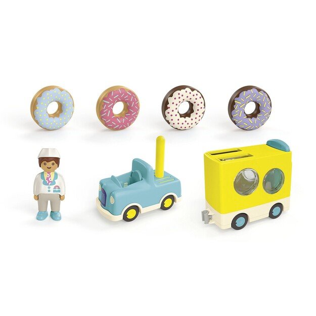 Playmobil - JUNIOR: Crazy Donut Truck with Stacking and Sorting Feature (71702) 1