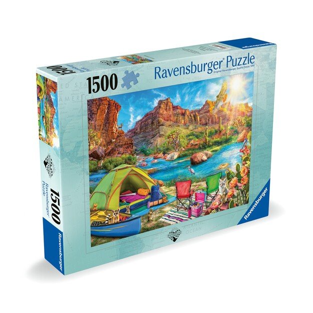 Ravensburger - Puzzle Canyon Camping 1500p (12001007) 1