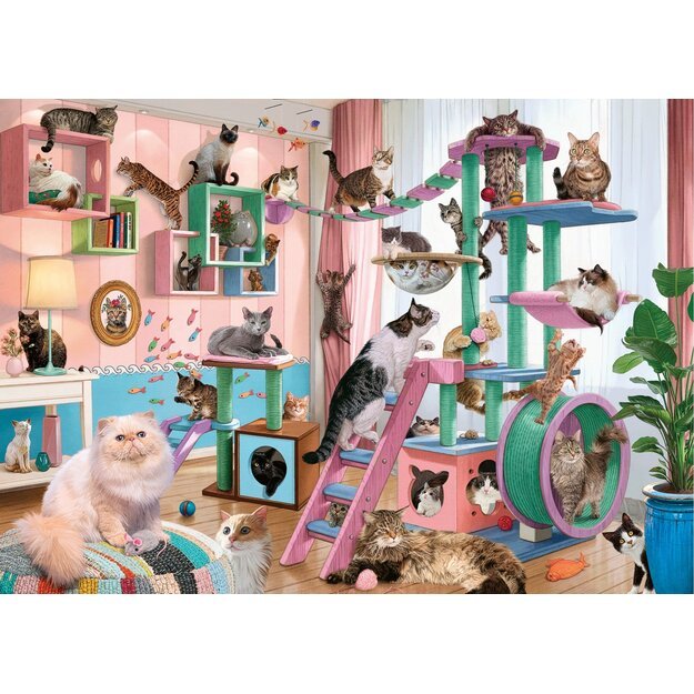 Ravensburger - Puzzle Cat Tree Heaven 1000p (12000875) 2