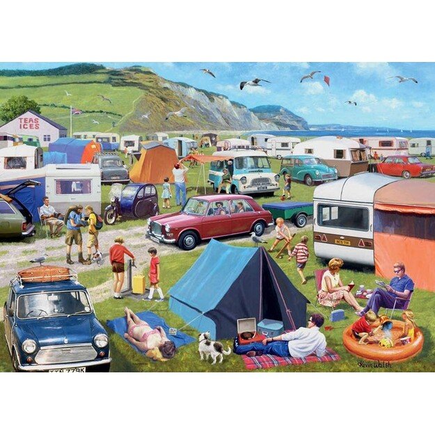 Ravensburger - Puzzle - Camping & Caravanning 1000p (12000122) 1
