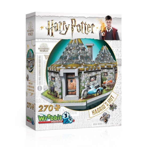 Wrebbit 3D Puzzle - Harry Potter - Hagrid's Hut (40970010) 2