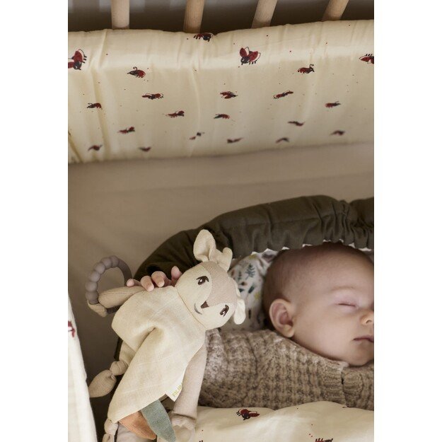 Filibabba - Comfort blanket with teether - Fawn - (FI-03357) 1