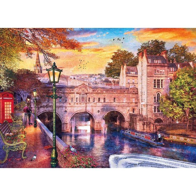 Ravensburger - Puzzle - Bath Romance 1000p (12000163) 1