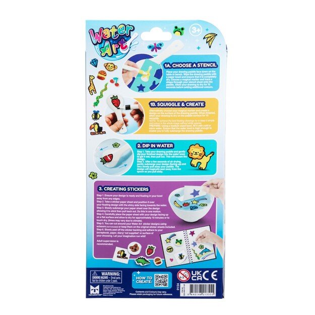 Water Art - Sticker Set with 12 Colours (33130111) 2
