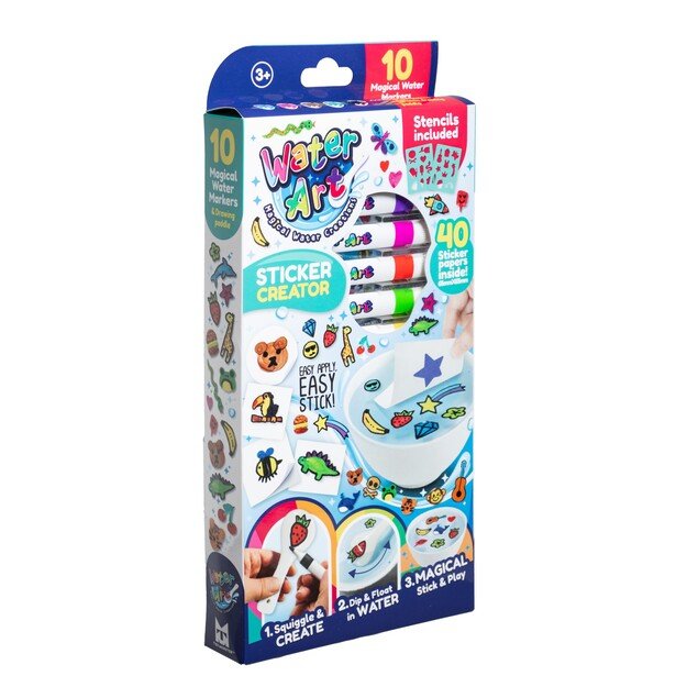 Water Art - Sticker Set with 12 Colours (33130111) 6
