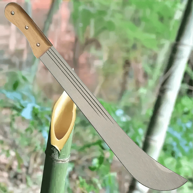 Užgrūdinta sodo mačetė 46 cm Išgyvenimo šakų kirstuvas 12