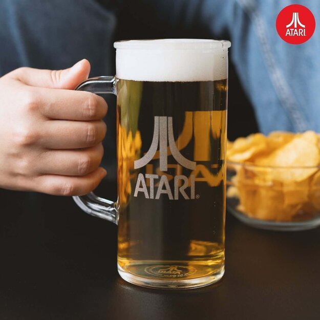 Official Atari Beer Glass - 1 Pint / 600ml 4
