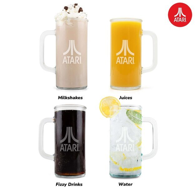 Official Atari Beer Glass - 1 Pint / 600ml 7