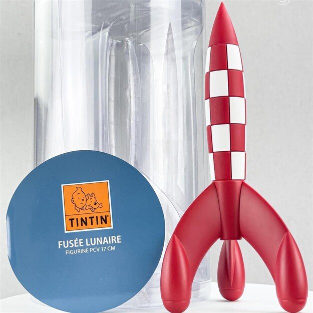 Statue måneraket Tintin (17 CM) 1