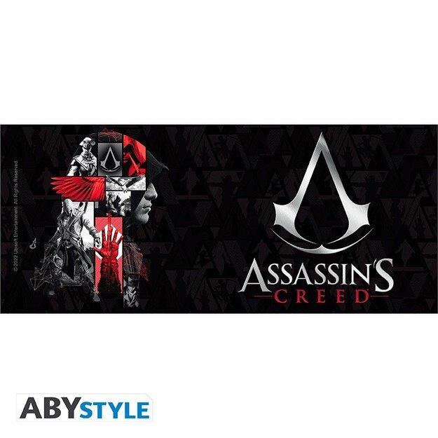 ASSASSIN'S CREED - Mug - 320 ml - Crest black & red - subli x2 2